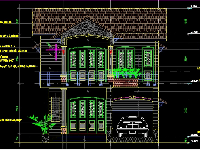 biệt thự 2 tầng 8x15m full kiến trúc,bản vẽ biệt thự 2 tầng 8x15m,biệt thự 2 tầng